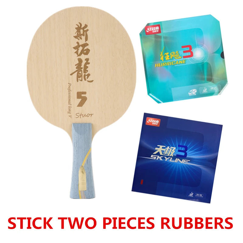 Stuor Long 5 Yellow Carbon Inner Table Tennis Blade Table Tennis Racket Ping Pong Paddles  Carbon Fiber Built-in OFF+ ATTACKING