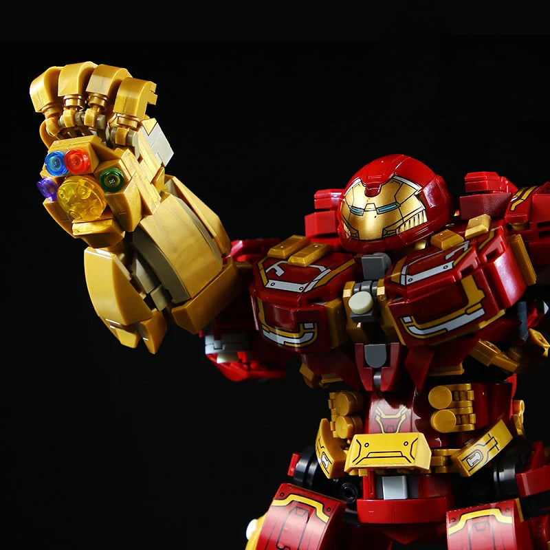 New 2000+Pcs Marvel Toys Building Blocks Avengers Iron Man Superheroes Bricks Model Hulk Buster Mecha Gifts for Boys Adult Kids