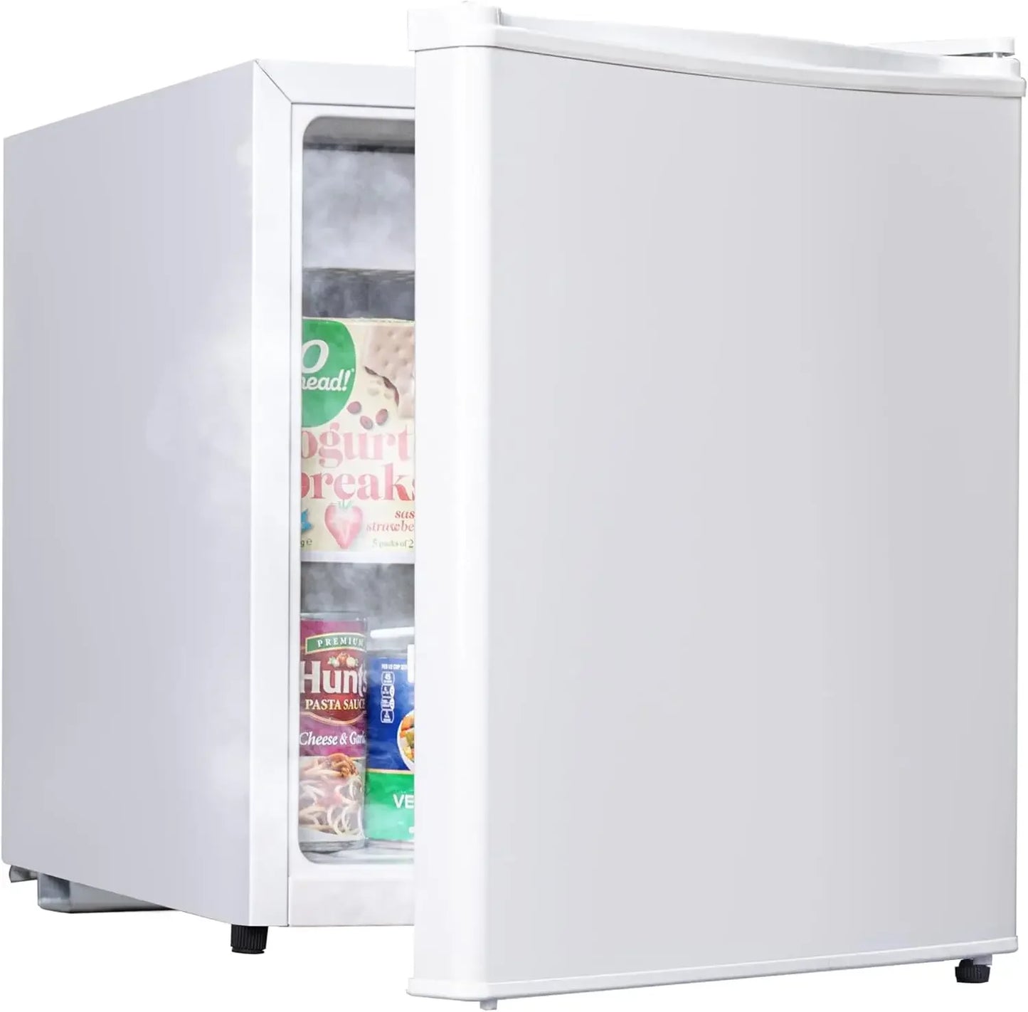 1.7 Cu.Ft Mini Fridge with Freezer, Low Noise Compact Refrigerator, Adjustable Thermostat, Energy Saving, for Bedroom, Office