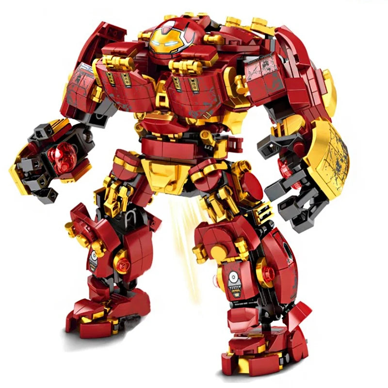 76274 The Super Hulkbuster The Battle of Wakanda Building Block Set Classic hero Movie Model Bricks Children Toy Gift