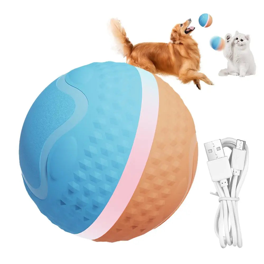 Wicked Ball Interactive Dog Toy Led Lights Interactive Dog Toy Sturdy And Durable Automatic Rolling Ball Self Bouncing Ball