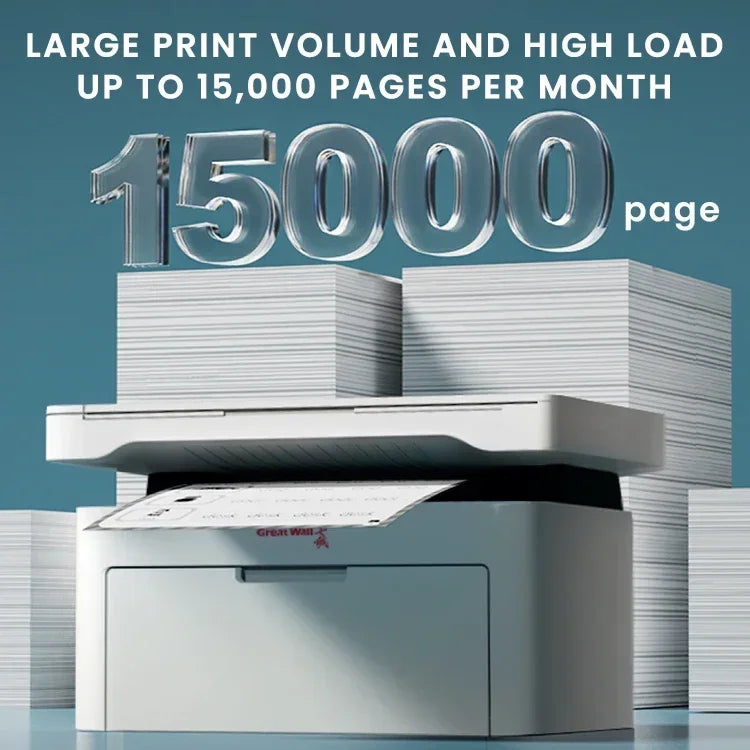 Laser Printer  A4 Monochrome Laser Printer Copier All-in-one Office Home Long Plate Paper Dimensions