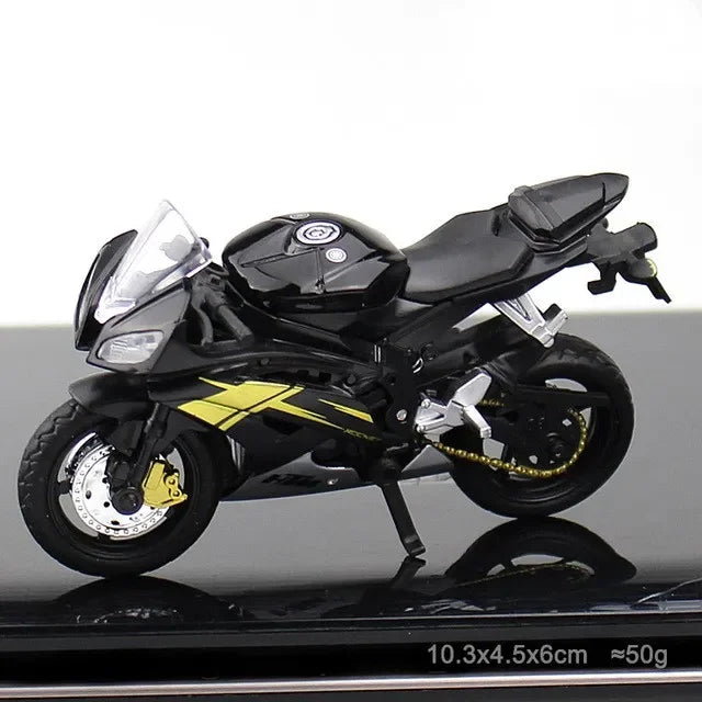 1:18 Ninja hx816 H2R Diecast Motorcycle Model Workable Shork-Absorber Toy For Children Gifts Toy Decoration