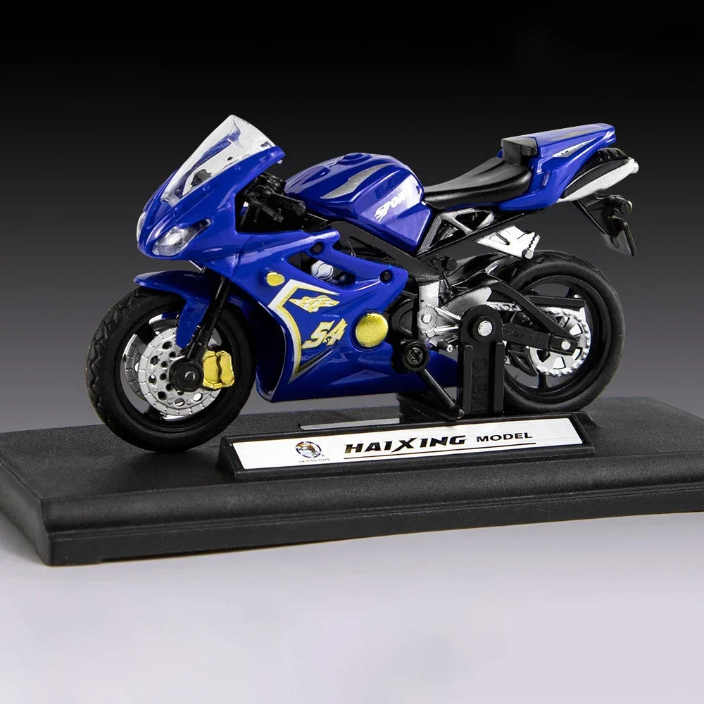 1:18 Scale Triumph 675 Alloy Scooter Sport Bike Figurines Diecasts Kids Toys Motorcycle Vehicles Racing Model Replicas Boys Gift