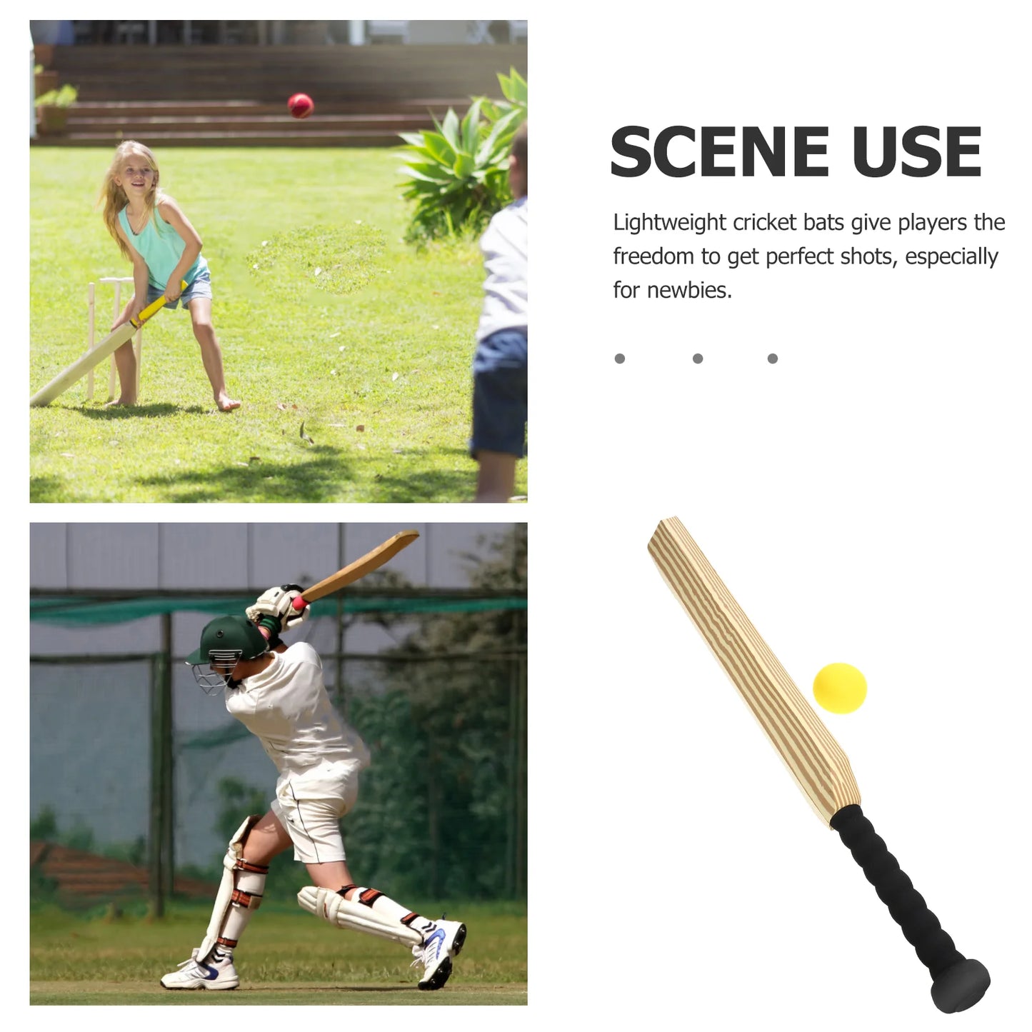 Toy Outdoor Toys Cricket Sports Beach Indoor Game Activities for Kids Bat and Batting Board Parent-child