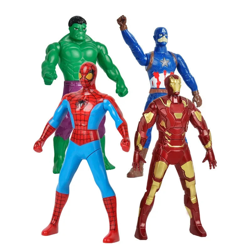 Press and rotate Ultradiga Hulk figurine, Iron Man Spider Man Reunion Birthday Gift, Children's Toy