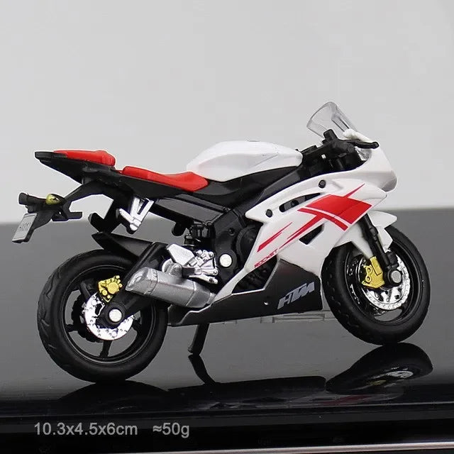 1:18 Ninja hx816 H2R Diecast Motorcycle Model Workable Shork-Absorber Toy For Children Gifts Toy Decoration