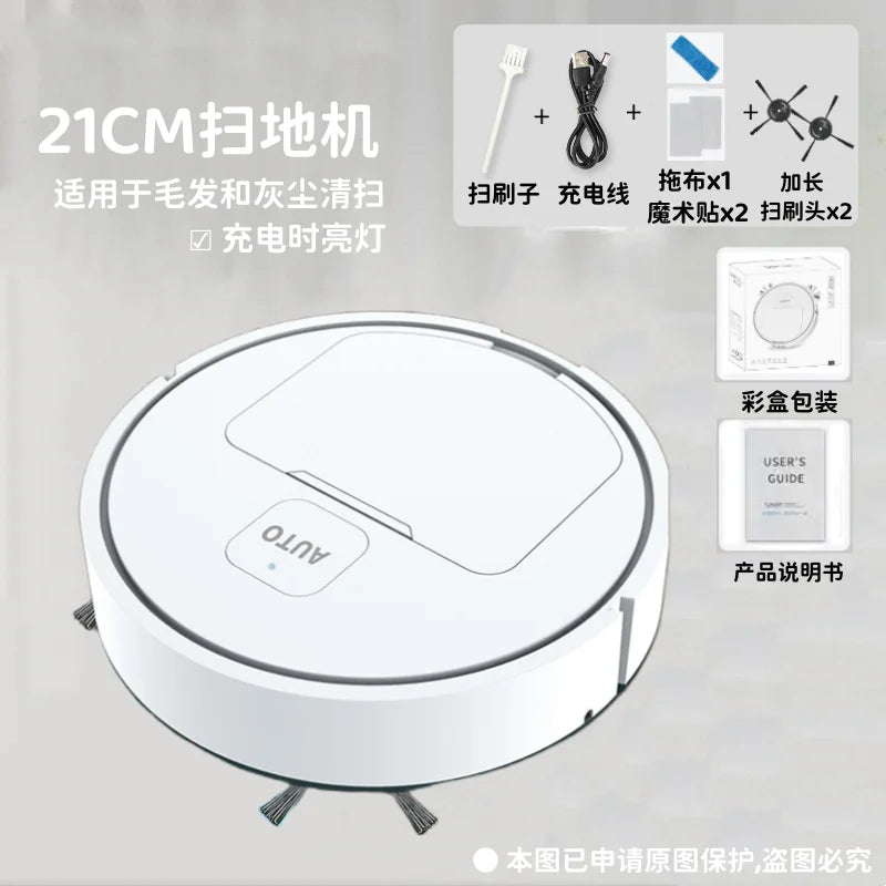 Sweeping robot Automatic wiping and mopping intelligent three-in-one machine Silent household lazy sweeper Vacuum cleaner