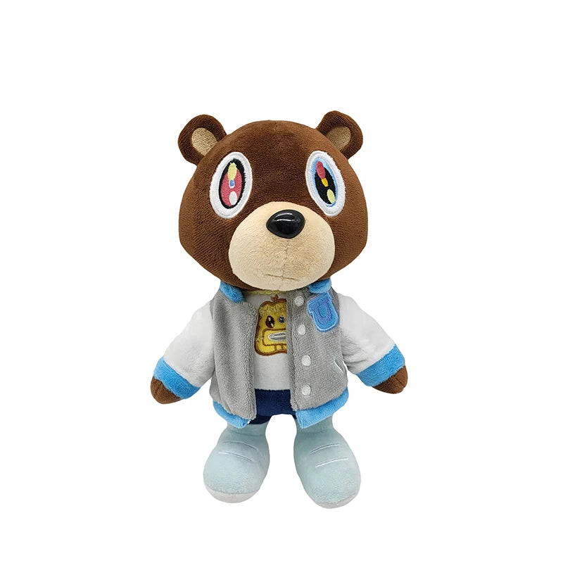 Kawaii Kanye Dropout Bear Teddy Bear Plush Toys Kanye West Graduation Soft Stuffed Home Room Decor Birthday Gift