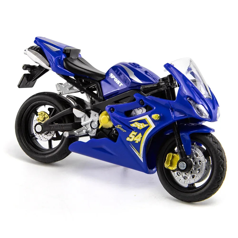 1:18 Scale Triumph 675 Alloy Scooter Sport Bike Figurines Diecasts Kids Toys Motorcycle Vehicles Racing Model Replicas Boys Gift