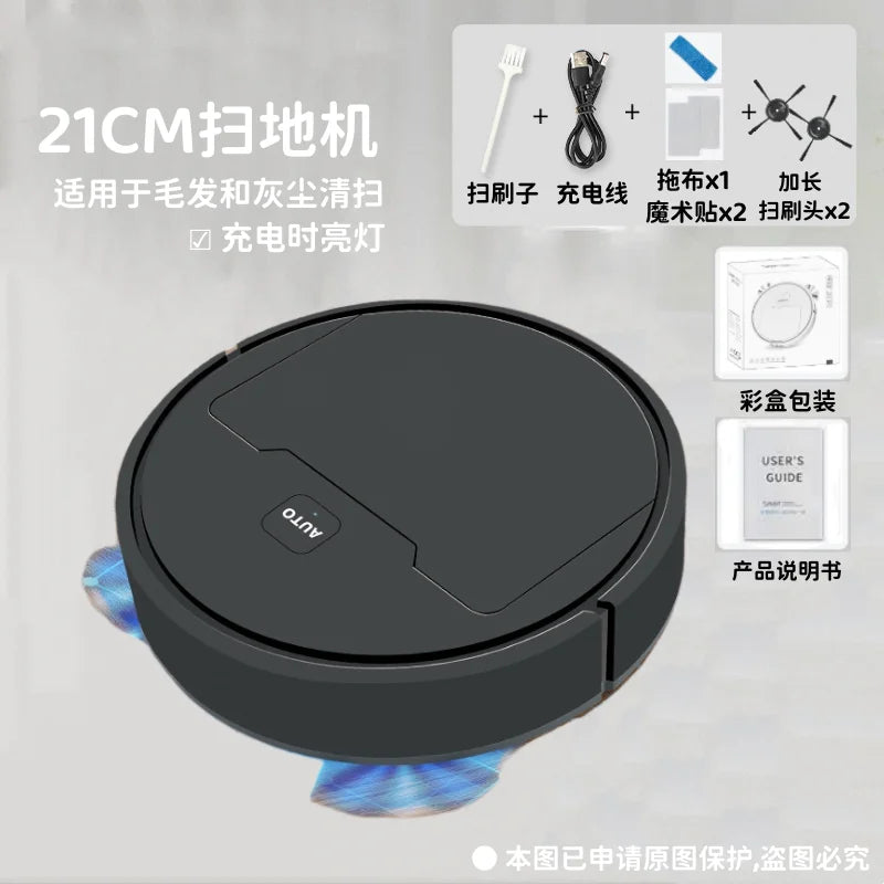 Sweeping robot Automatic wiping and mopping intelligent three-in-one machine Silent household lazy sweeper Vacuum cleaner