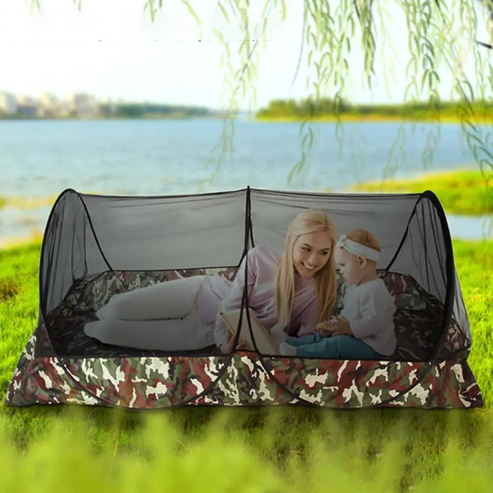 Camping Mesh Tent Portable Waterproof Mesh Tent for Outdoor Camping Hiking Backpacking Single/double Person Fly Protection