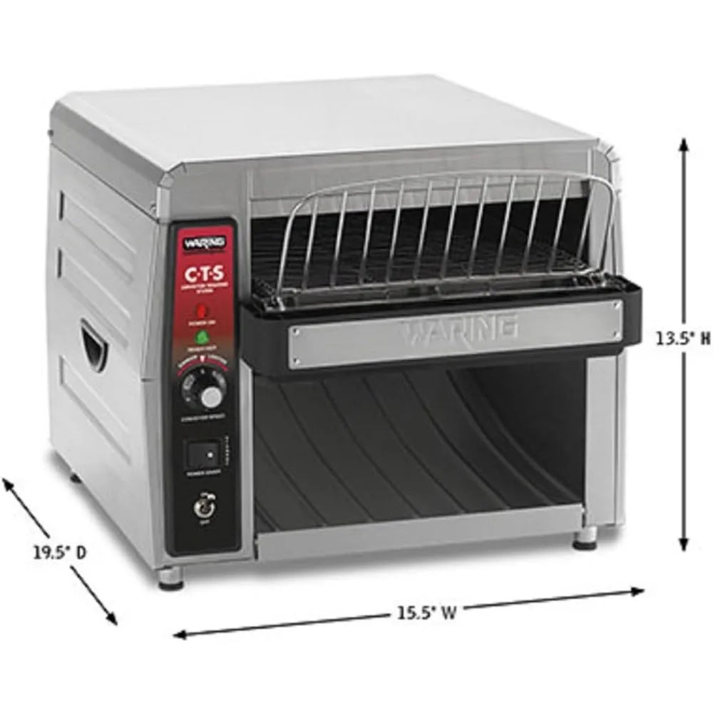 Commercial CTS1000 Coneyer Toaster, 450 Slices per hour, 120V, 1800W, 5-15 Phase Plug