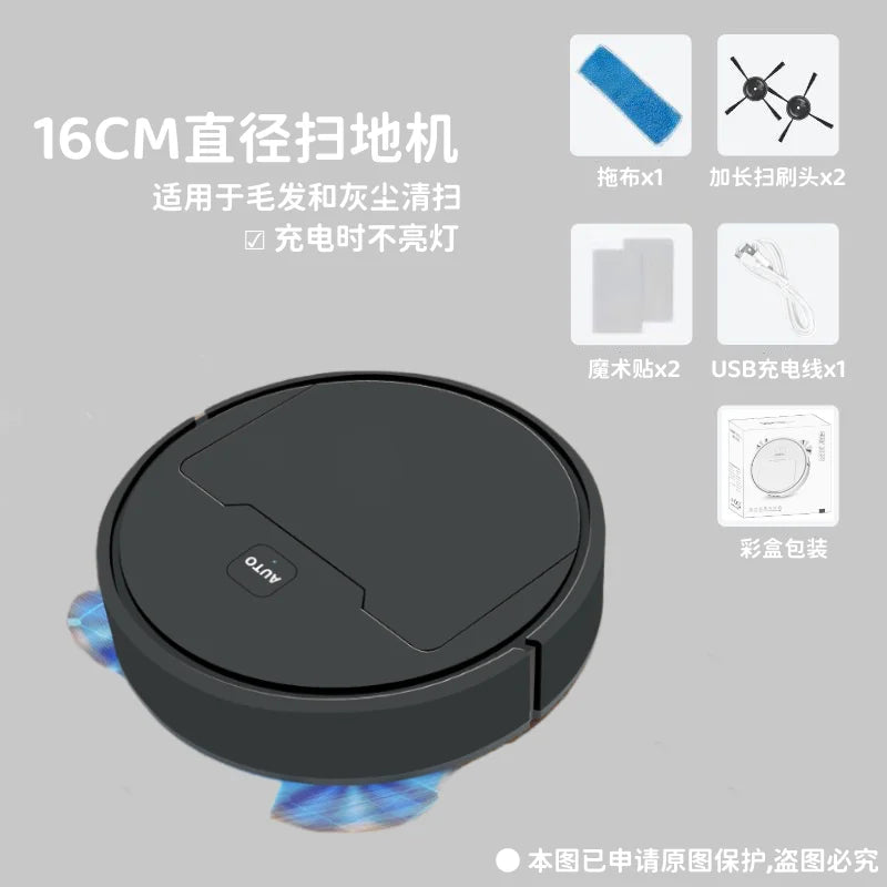 Sweeping robot Automatic wiping and mopping intelligent three-in-one machine Silent household lazy sweeper Vacuum cleaner