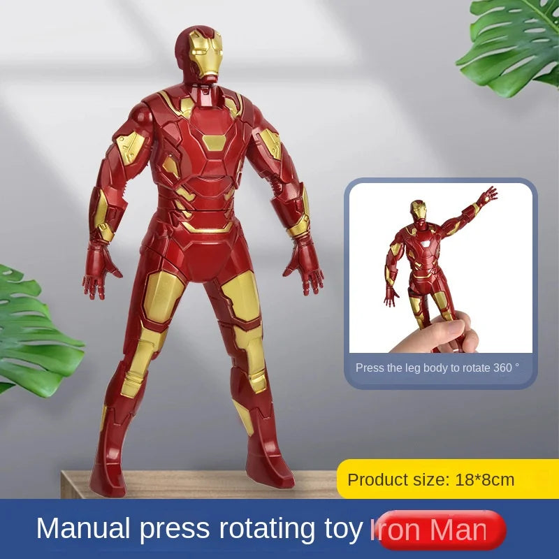 Press and rotate Ultradiga Hulk figurine, Iron Man Spider Man Reunion Birthday Gift, Children's Toy