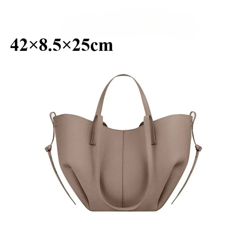 RAINBOW New Fashion Women's Split Underarm Handbag Single Shoulder Wing Bag Large Capacity Dumpling Luxury Tote Commuting Gift