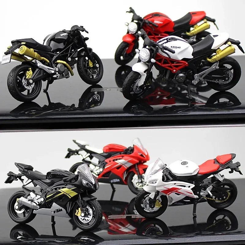 1:18 Ninja hx816 H2R Diecast Motorcycle Model Workable Shork-Absorber Toy For Children Gifts Toy Decoration