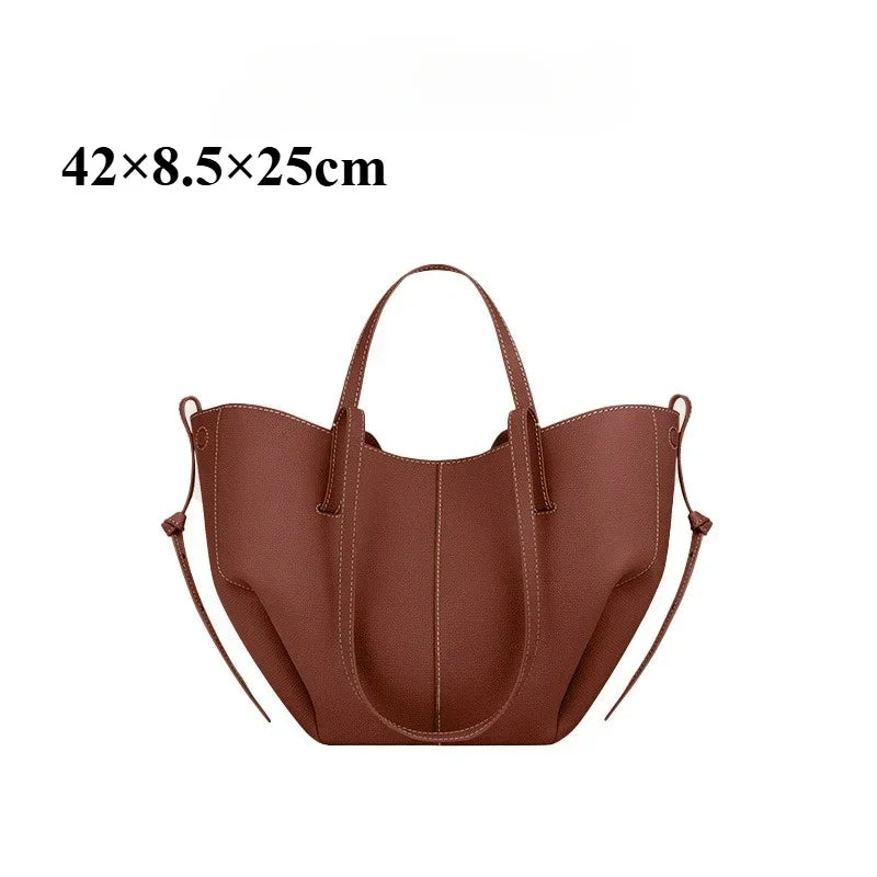 RAINBOW New Fashion Women's Split Underarm Handbag Single Shoulder Wing Bag Large Capacity Dumpling Luxury Tote Commuting Gift