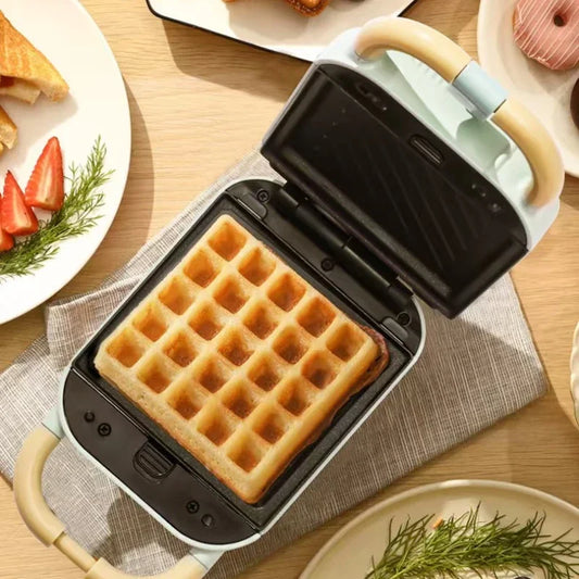 Toaster, mini sandwich maker, breakfast machine, multi-cooker, electric oven, bread, pancakes, waffles