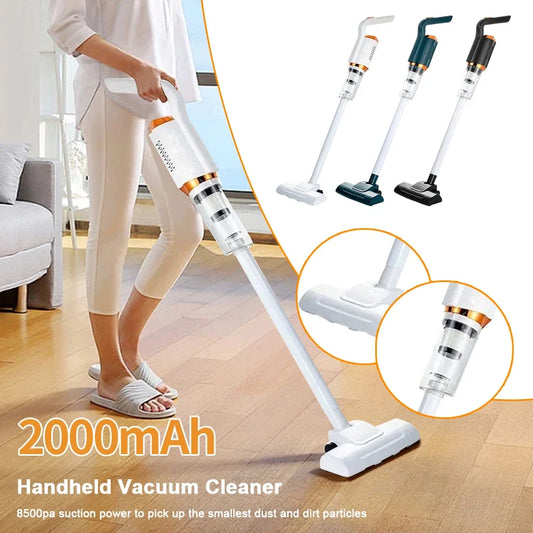 Handheld Wireless Vacuum Cleaner USB Rechargeable 120W Electric Sweeper Large Suction Vacuum Cleaner for Home Car Use Air duster