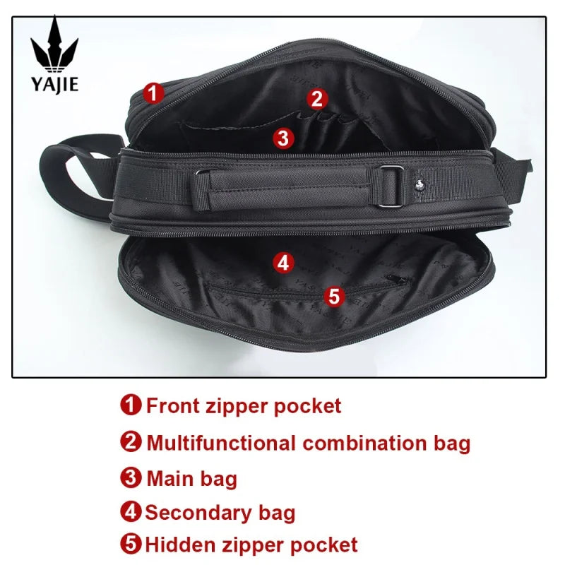 shoulder bag men Handbags Messenger Small Business Briefcase Large Capacity Multifunction fashion casual waterproof