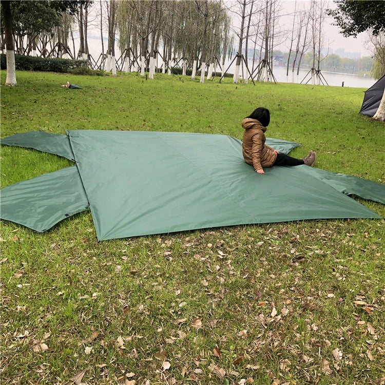 Waterproof Camping Tarp Tent, A Character Type Rainfly Tent,Multi-use Tree, House Tent, Hot Selling, CZX-301