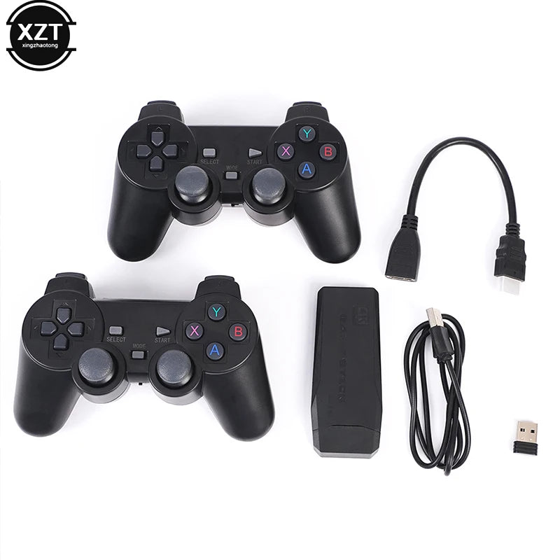 M8 Video Game Console 2.4G Double Wireless Controller Game Stick 4K 10000 games 64GB 32GB Retro games For PS1/GBA boy gift