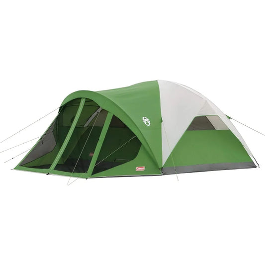 Evanston Screened Camping Tent, 6 Person Weatherproof Tent with Roomy Interior Includes Rainfly, Carry Bag, Easy Setup