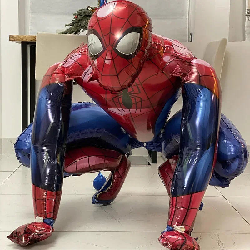 Big 3D Spiderman Balloons For Birthday Iron Man Foil Balloon Hulk Boy Baby Shower Party Decor Superhero Children Tnflatable Toy