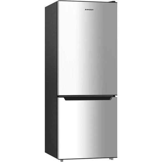 BANGSON 7.1 Cu.Ft Apartment Size Refrigerator with Freezer, Kitchen Fridge with Bottom Freezer, 2 Doors, 5 Setting