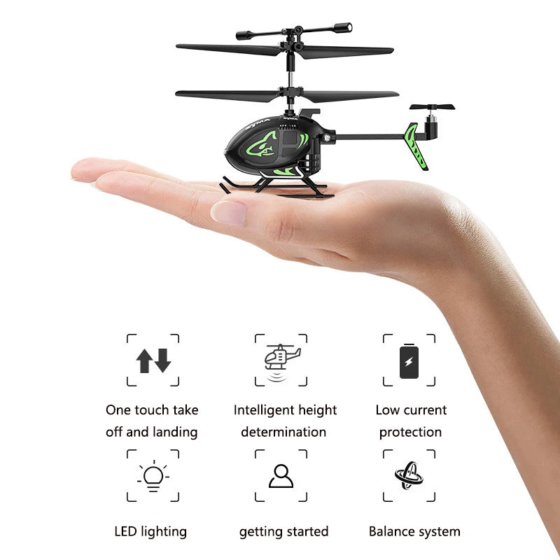 Syma S100 Mini RC Helicopter Set Height 2.4GHz Remote Control Helicopter for Children Gift