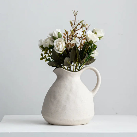 Ceramic Vase Home Decor Nordic Wedding Decoration Desktop Art Flower Vase for Decor Home Decoration Accessories Dropshipping