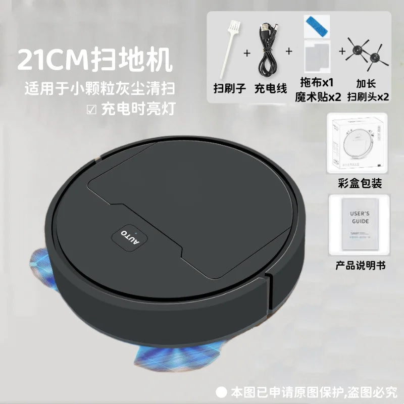 Sweeping robot Automatic wiping and mopping intelligent three-in-one machine Silent household lazy sweeper Vacuum cleaner