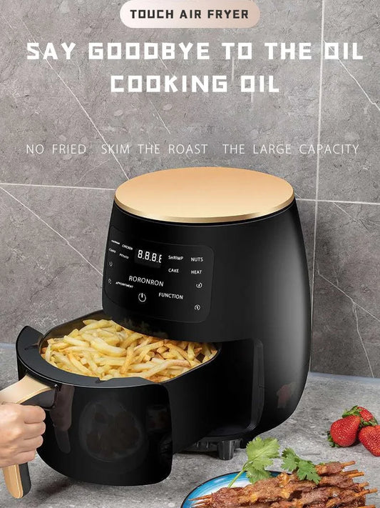 6L Air fryer Multi-functional intelligent touch screen oven Large capacity Electro mechanical deep fryer for home airfryer