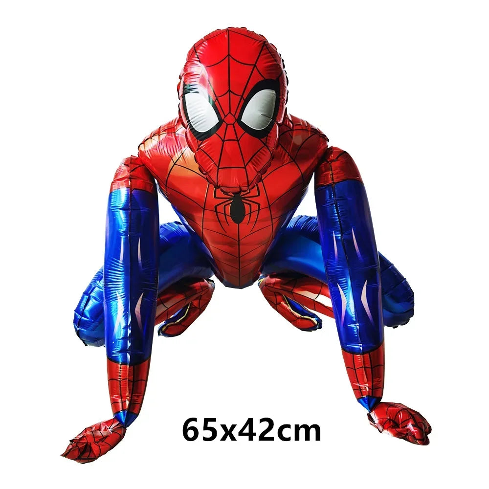 Big 3D Spiderman Balloons For Birthday Iron Man Foil Balloon Hulk Boy Baby Shower Party Decor Superhero Children Tnflatable Toy