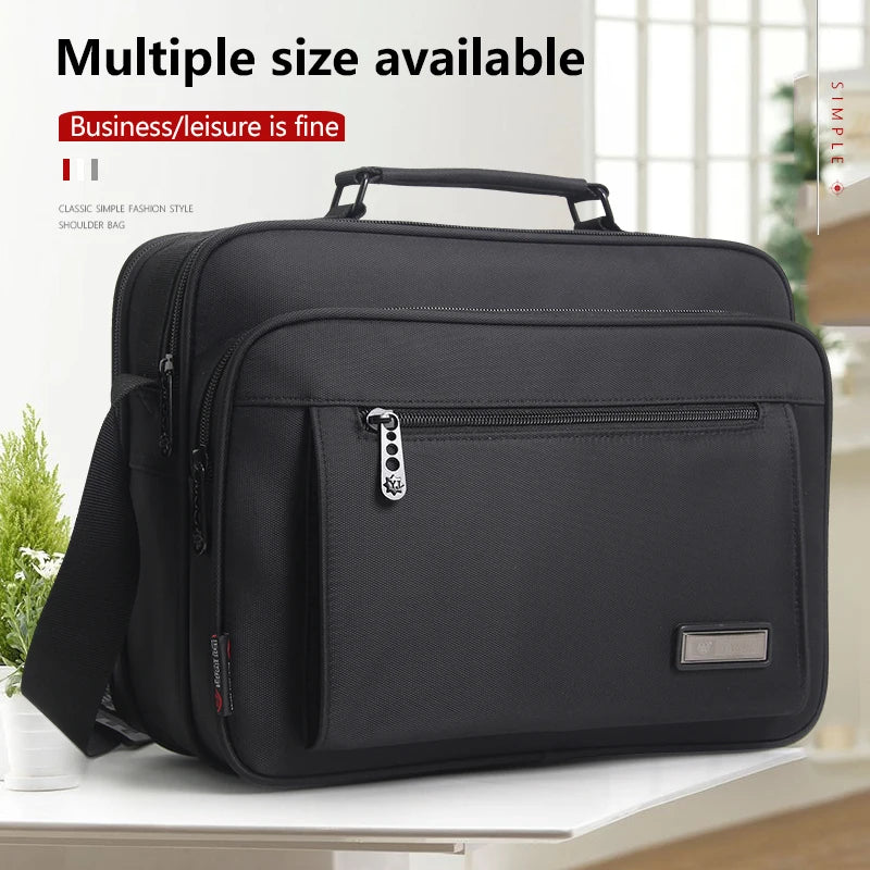 shoulder bag men Handbags Messenger Small Business Briefcase Large Capacity Multifunction fashion casual waterproof