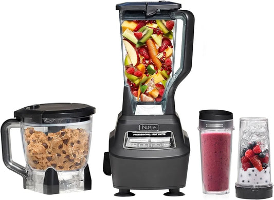 BL770 Mega Kitchen System, 1500W, 4 Functions for Smoothies, Processing, Dough, Drinks & More, with 72-oz.* Blender Pitcher