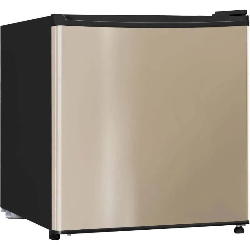 1.7 Cu.Ft Mini Fridge with Freezer, Low Noise Compact Refrigerator, Adjustable Thermostat, Energy Saving, for Bedroom, Office