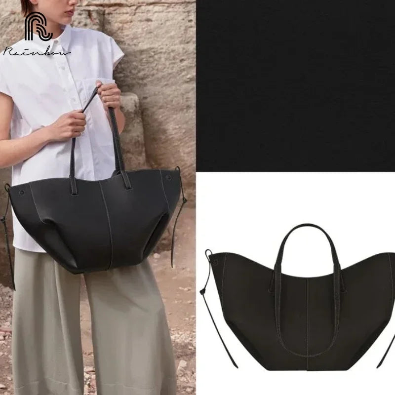 RAINBOW New Fashion Women's Split Underarm Handbag Single Shoulder Wing Bag Large Capacity Dumpling Luxury Tote Commuting Gift