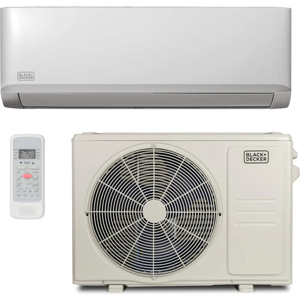 12,000 BTU Inverter Mini Split Air Conditioner with Heat Pump, Ductless Mini-Split Inverter Air Conditioner Cools & Heats